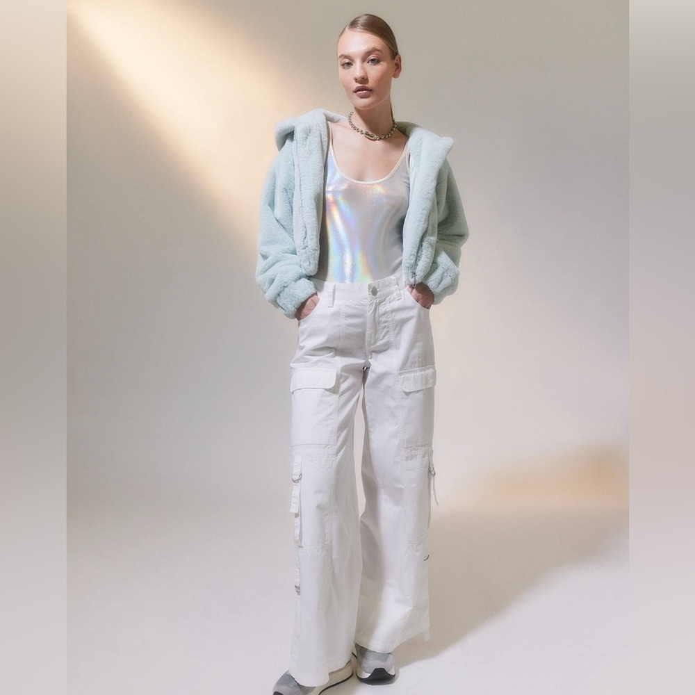 NWT Urban Outfitters Out from Under Crystalline Holigraphic bodysuit size: S - Picture 2 of 15